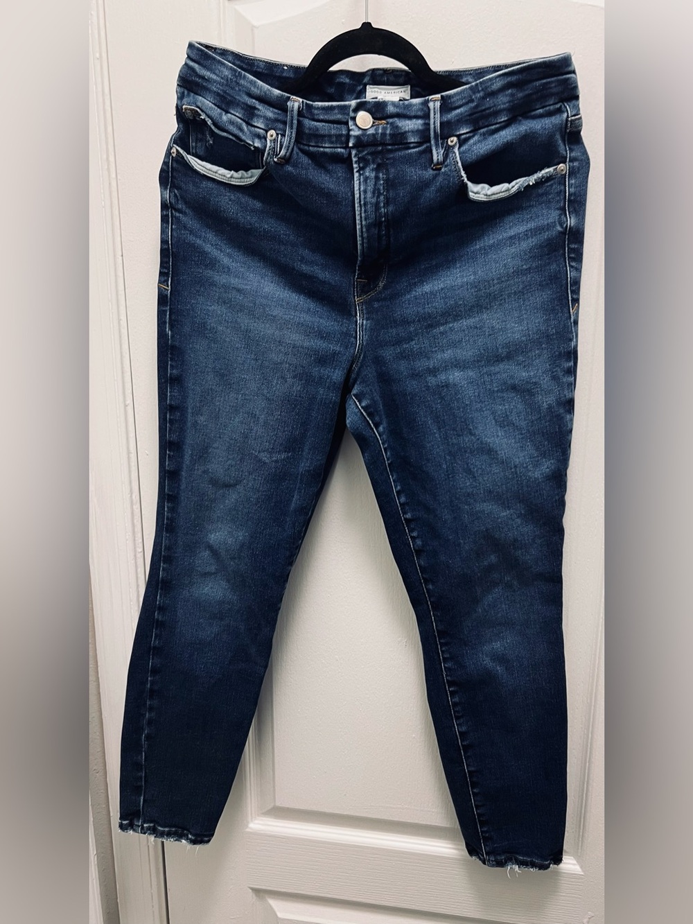 Good American Indigo Slim Stretch Jeans